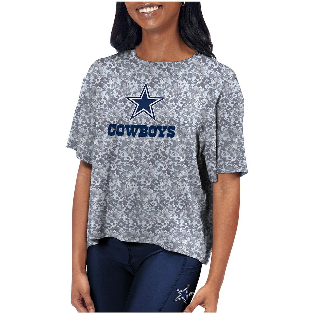 Dallas Cowboys Certo Women's Turnout T-Shirt Charcoal