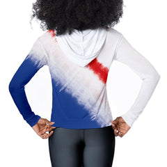 New York Giants Certo Women's Rundown Lightweight Pullover Hoodie White