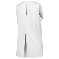 Brooklyn Nets Levelwear Women's Paisley Peekaboo Tank Top White