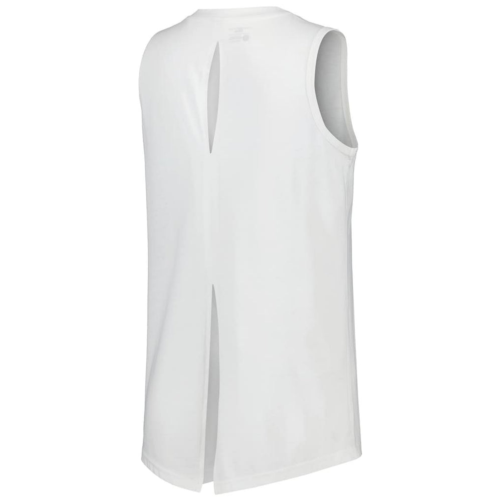 Golden State Warriors Levelwear Women's Paisley Peekaboo Tank Top White
