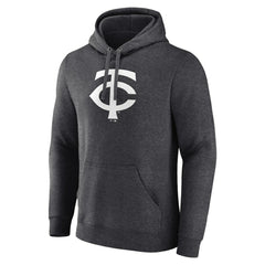 Minnesota Twins Personalized Monochrome Name & Number Pullover Hoodie - Charcoal - MLB on Sale