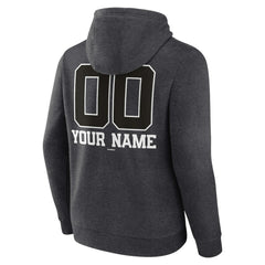 San Diego Padres Personalized Monochrome Name & Number Pullover Hoodie - Charcoal - MLB on Sale