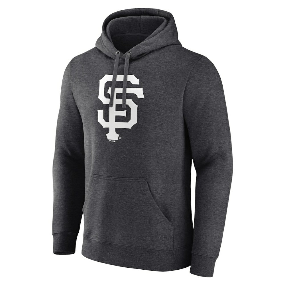 San Francisco Giants Personalized Monochrome Name & Number Pullover Hoodie - Charcoal - MLB Sale