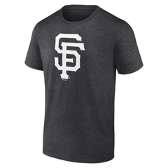 San Francisco Giants Personalized Monochrome Name & Number T-Shirt - Charcoal - MLB Discount