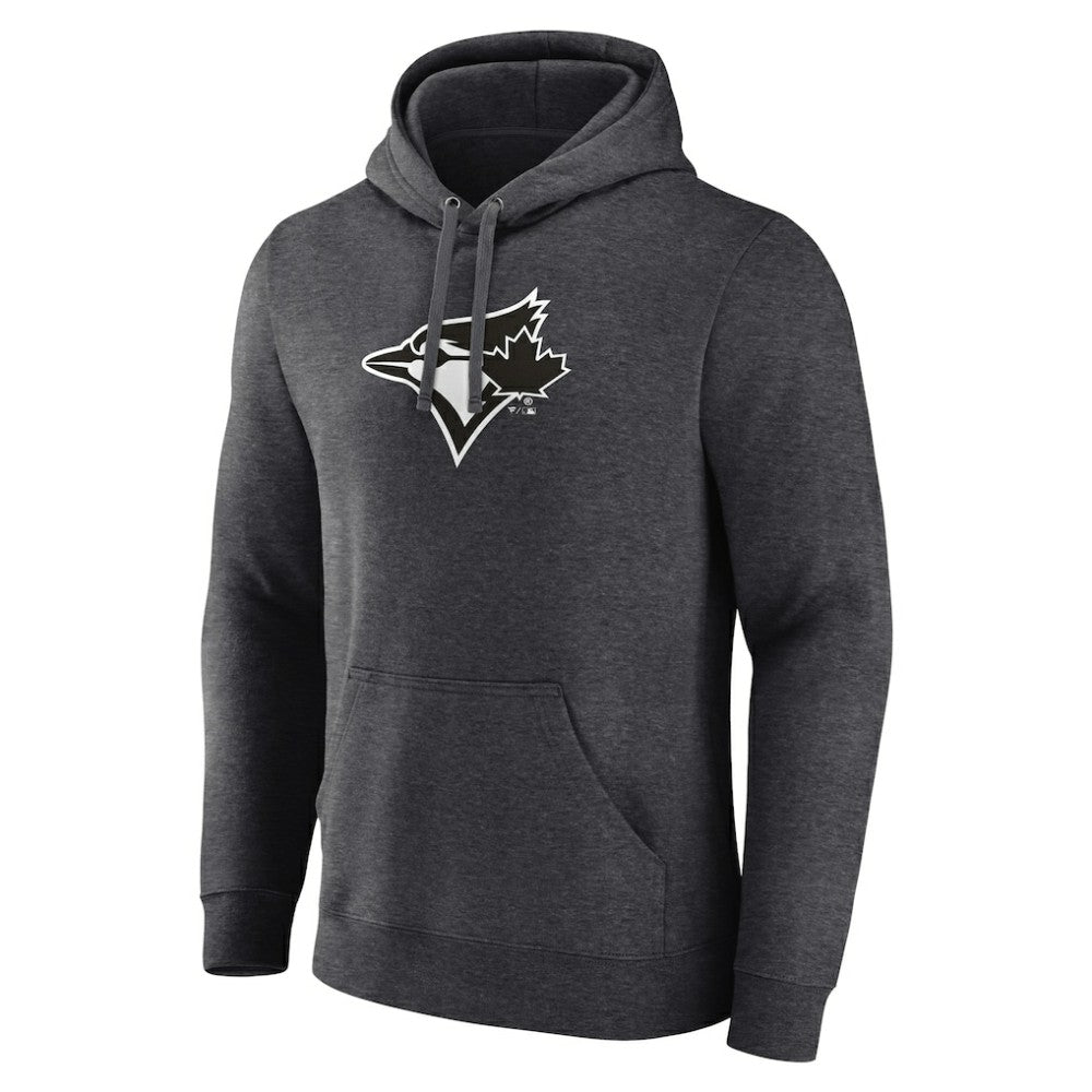 Toronto Blue Jays Personalized Monochrome Name & Number Pullover Hoodie - Charcoal - MLB Sale