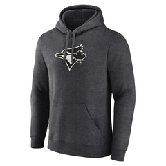 Toronto Blue Jays Personalized Monochrome Name & Number Pullover Hoodie - Charcoal - MLB Sale