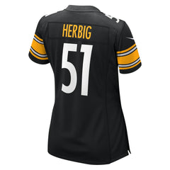 Nike Nick Herbig Pittsburgh Steelers Women's Game Jersey Black