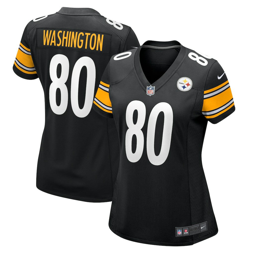 Nike Darnell Washington Pittsburgh Steelers Women's Game Jersey Black