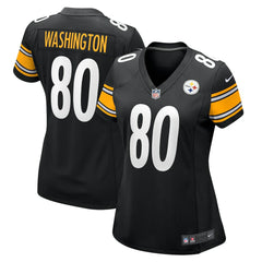 Nike Darnell Washington Pittsburgh Steelers Women's Game Jersey Black