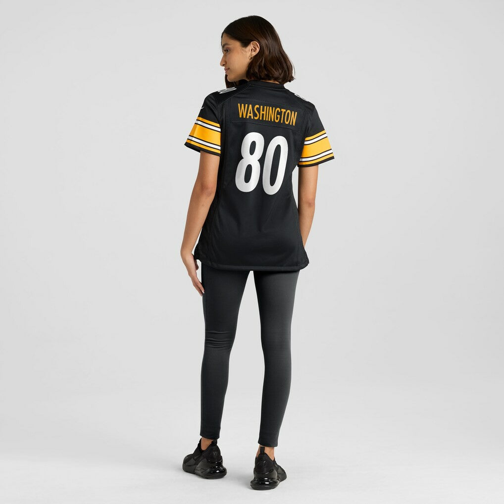 Nike Darnell Washington Pittsburgh Steelers Women's Game Jersey Black
