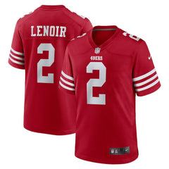 Nike Deommodore Lenoir San Francisco 49ers Game Jersey Scarlet