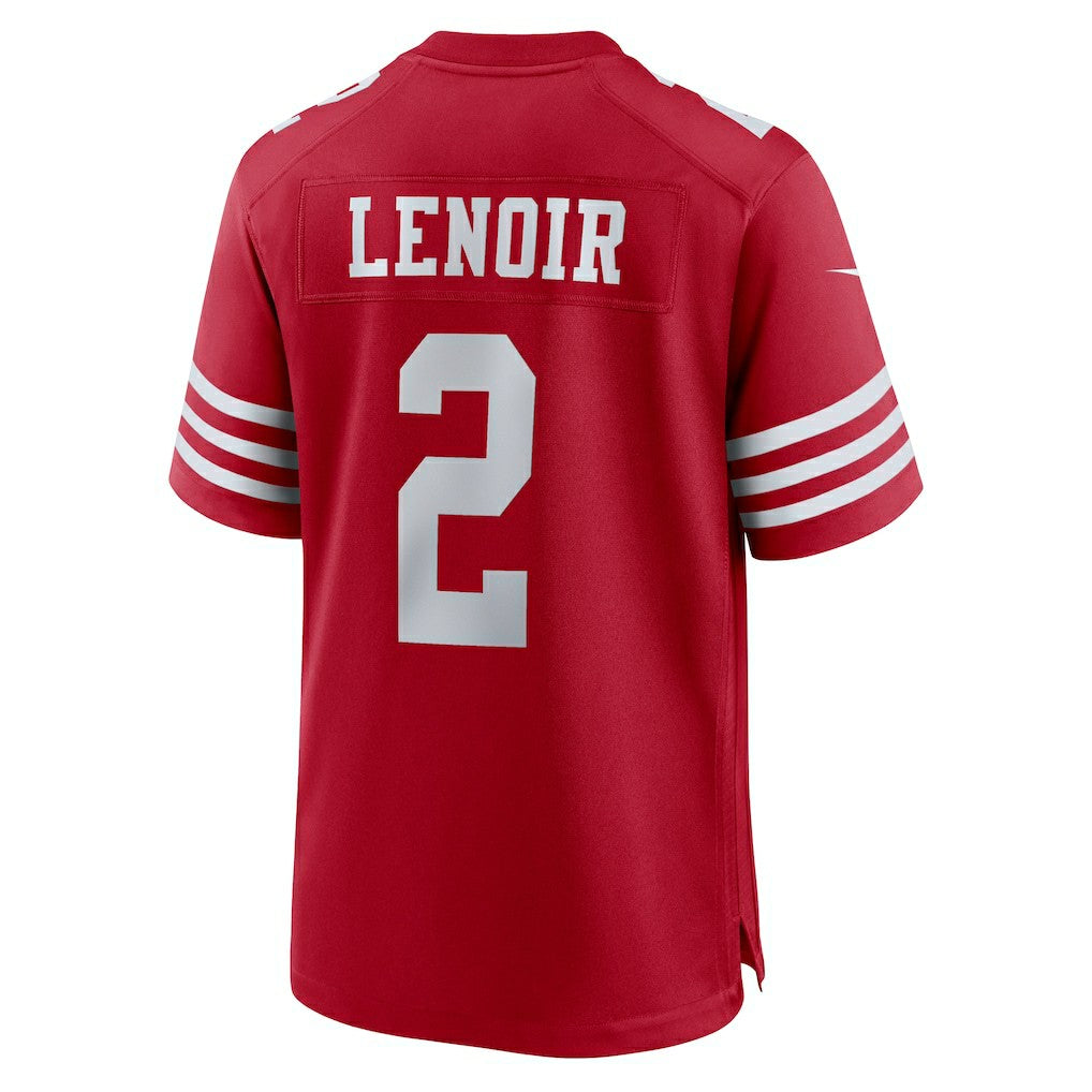 Nike Deommodore Lenoir San Francisco 49ers Game Jersey Scarlet