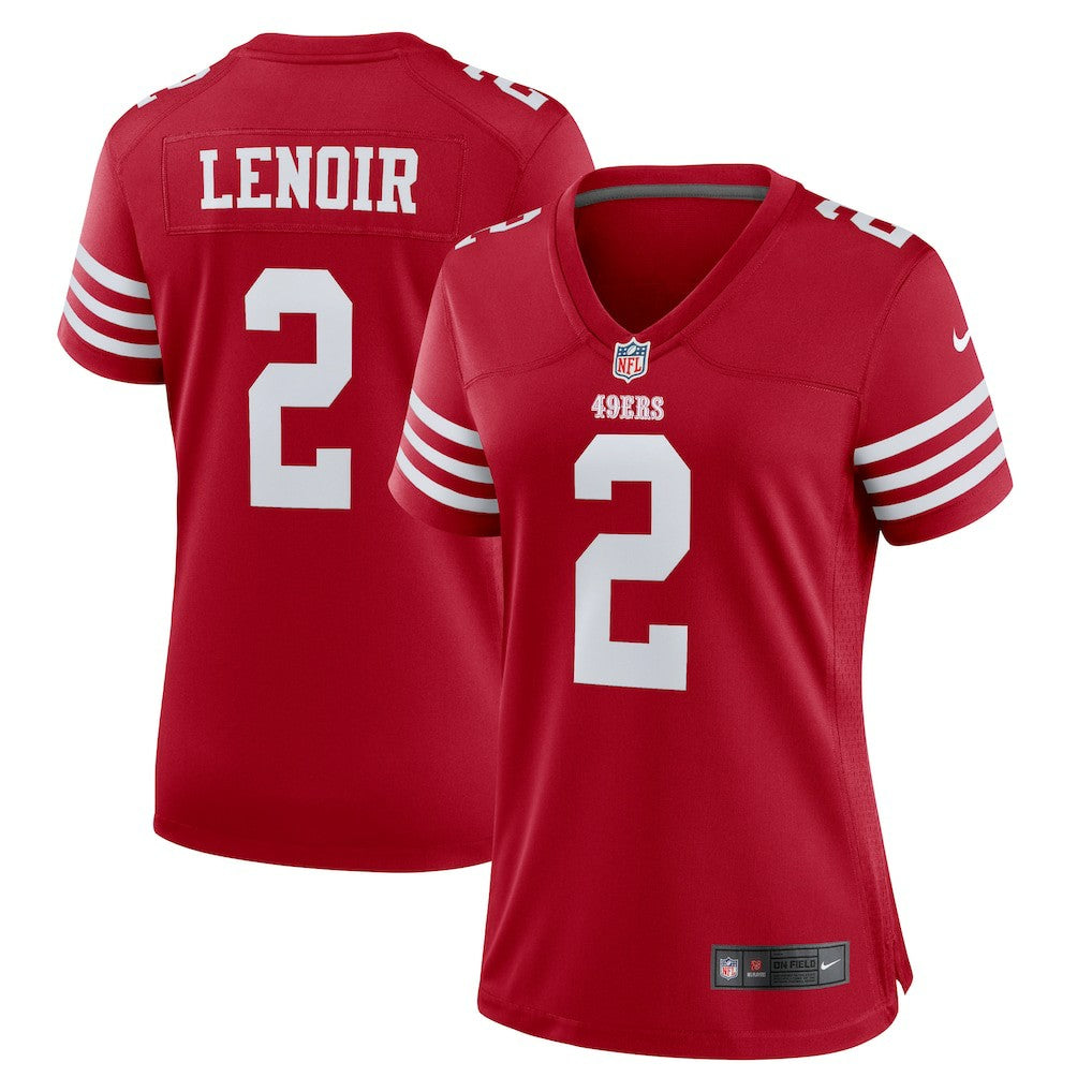 Nike Deommodore Lenoir San Francisco 49ers Women's Game Jersey Scarlet