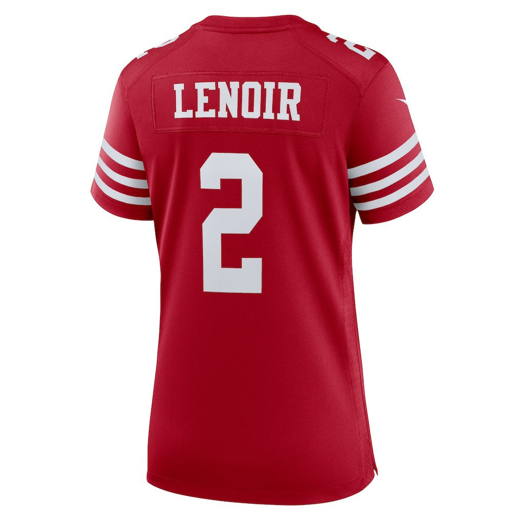 Nike Deommodore Lenoir San Francisco 49ers Women's Game Jersey Scarlet