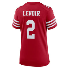 Nike Deommodore Lenoir San Francisco 49ers Women's Game Jersey Scarlet