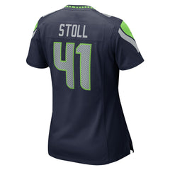Nike Chris Stoll Seattle Seahawks Women's Team Game Jersey College College Navy