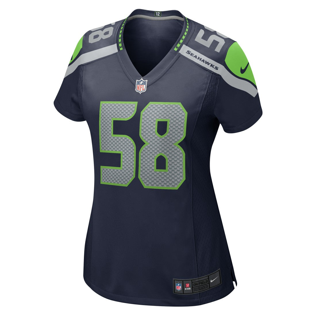 Nike Derick Hall Seattle Seahawks Women's Team Game Jersey College College Navy