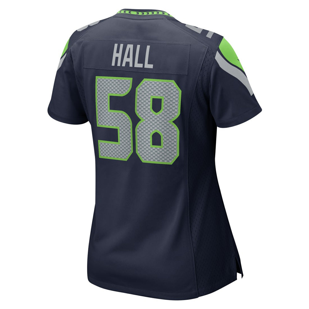 Nike Derick Hall Seattle Seahawks Women's Team Game Jersey College College Navy