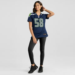 Nike Derick Hall Seattle Seahawks Women's Team Game Jersey College College Navy