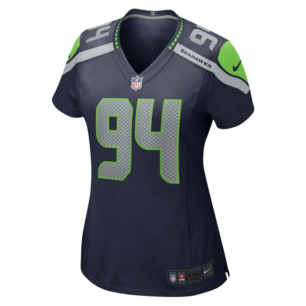 Nike Mike Morris Seattle Seahawks Women's Team Game Jersey College College Navy