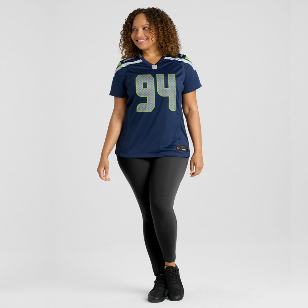 Nike Mike Morris Seattle Seahawks Women's Team Game Jersey College College Navy