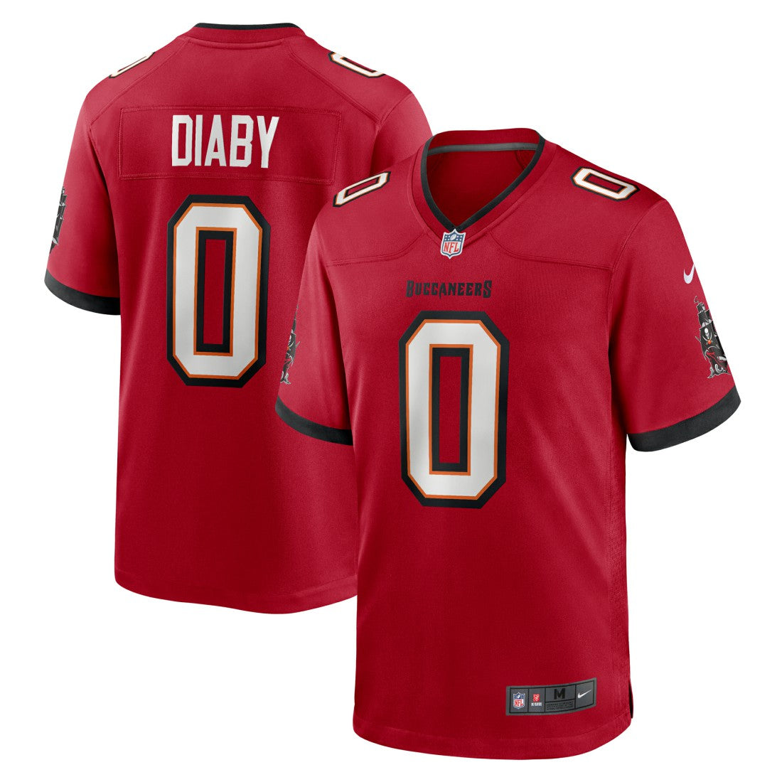 Nike YaYa Diaby Tampa Bay Buccaneers Game Jersey Red