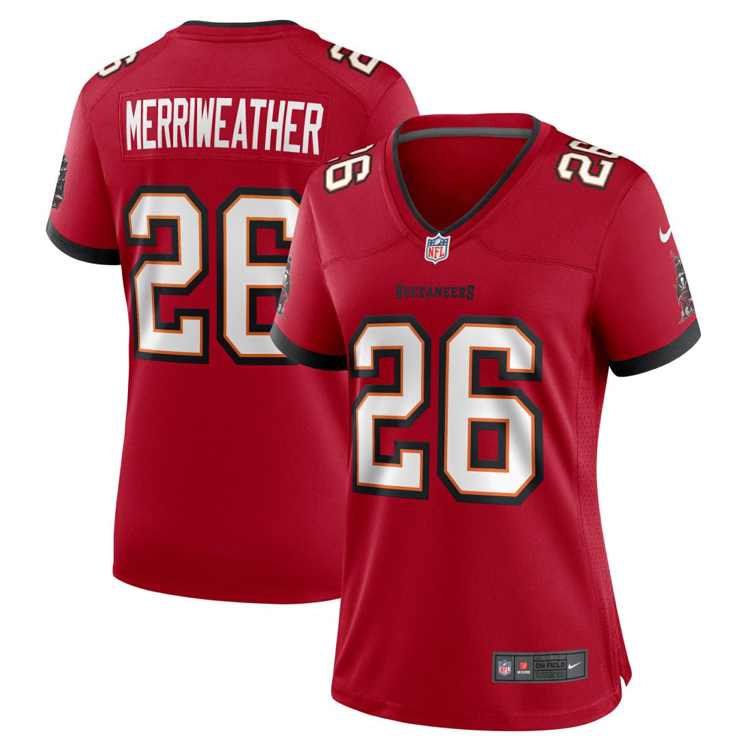 Nike Kaevon Merriweather Tampa Bay Buccaneers Women's Game Jersey Red