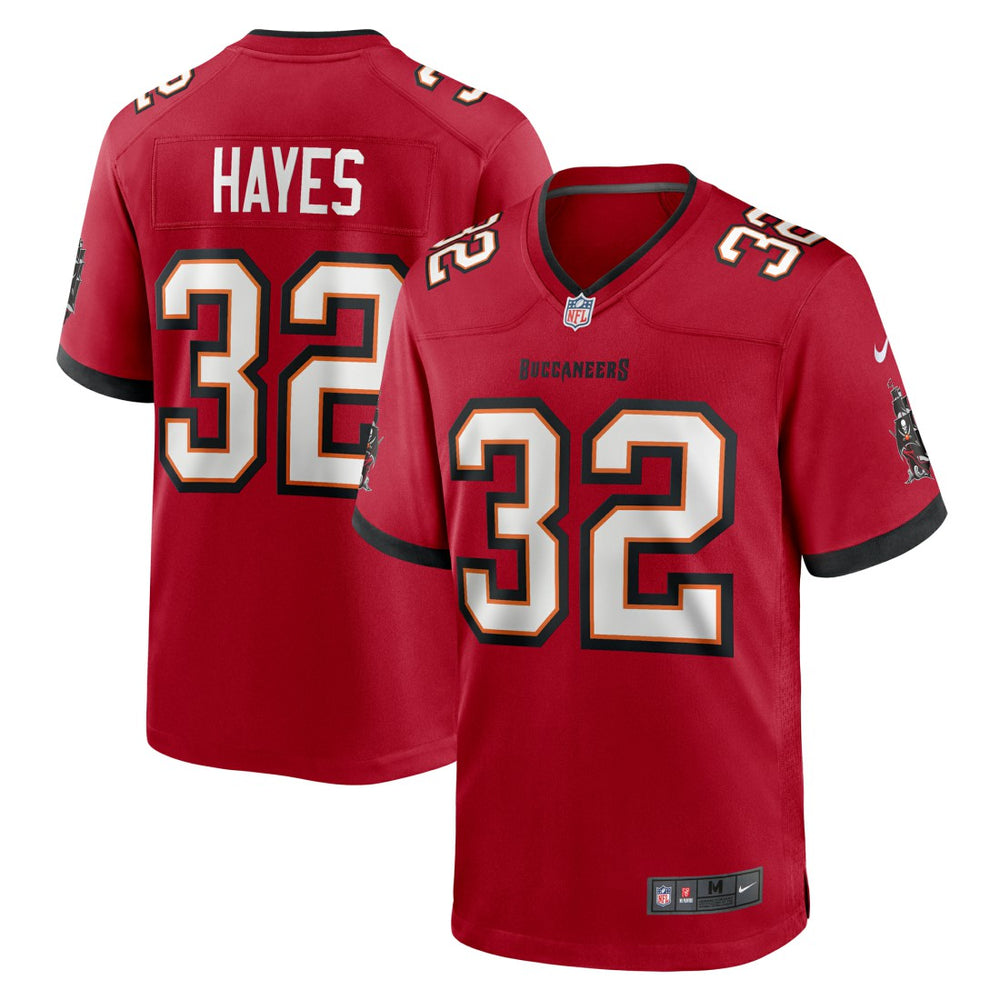 Nike Josh Hayes Tampa Bay Buccaneers Game Jersey Red