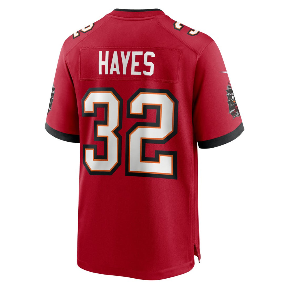 Nike Josh Hayes Tampa Bay Buccaneers Game Jersey Red