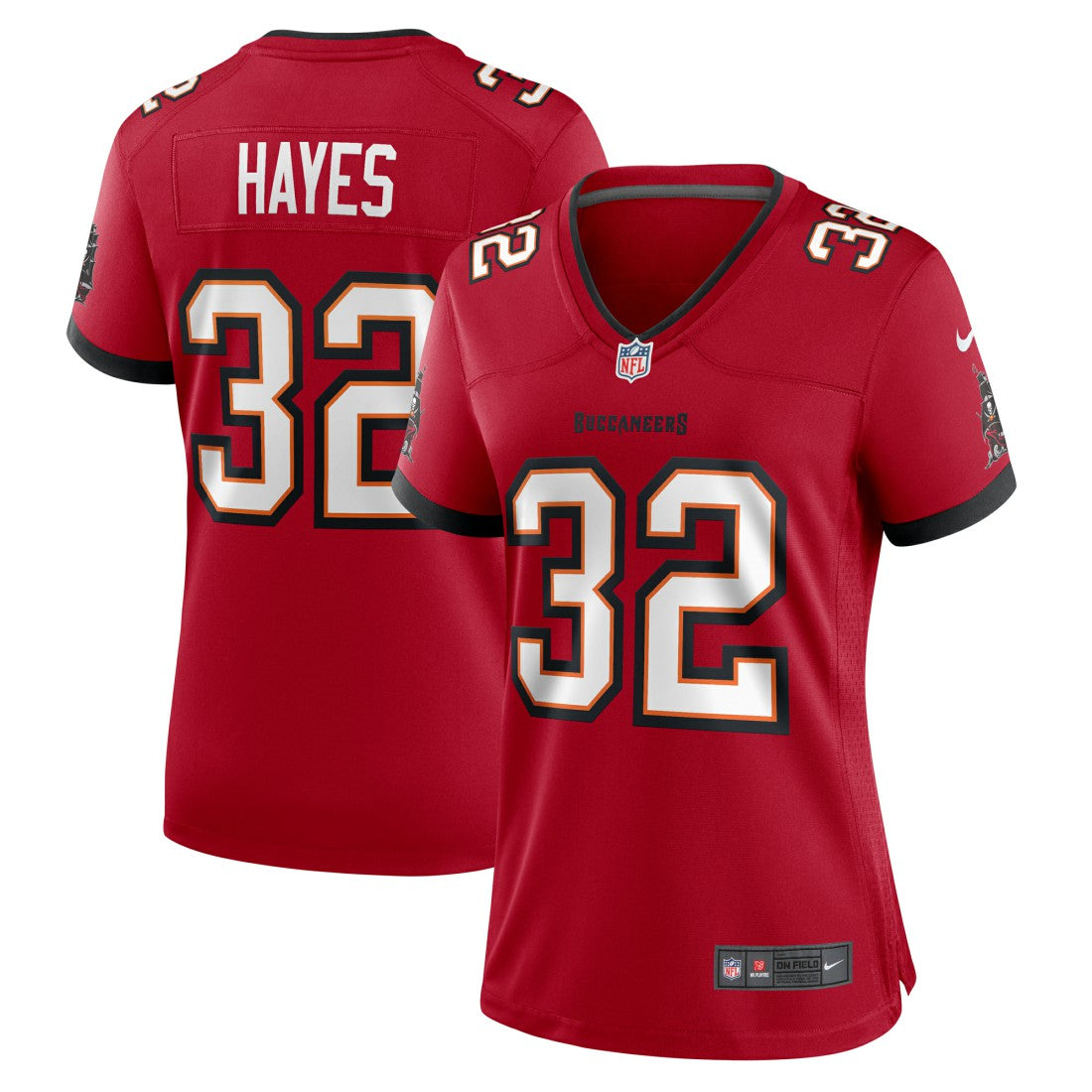 Nike Josh Hayes Tampa Bay Buccaneers Women's Game Jersey Red