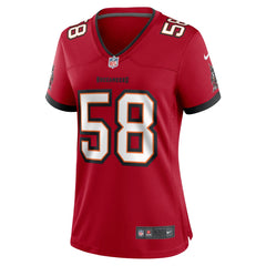Nike Markees Watts Tampa Bay Buccaneers Women's Game Jersey Red