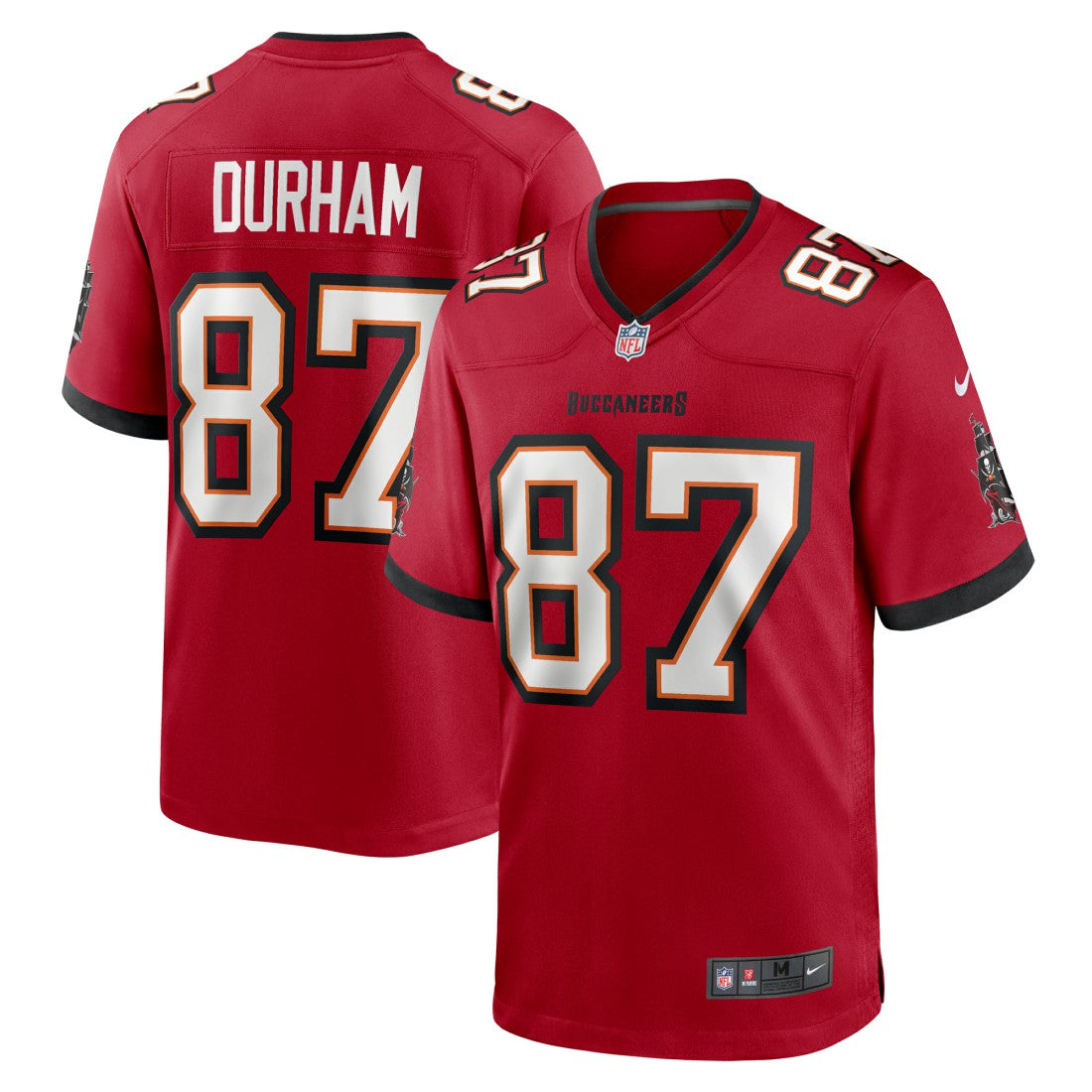 Nike Payne Durham Tampa Bay Buccaneers Game Jersey Red