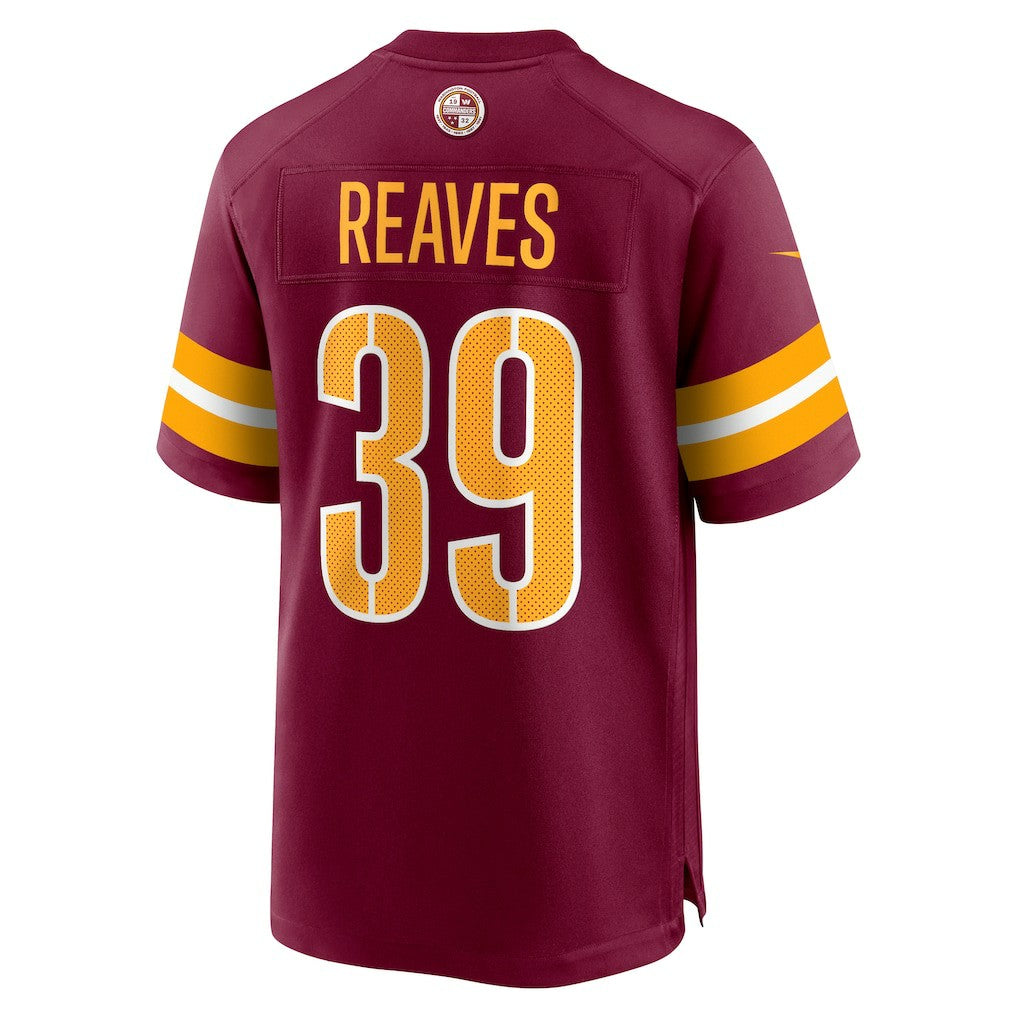 Nike Jeremy Reaves Washington Commanders Game Jersey Burgundy