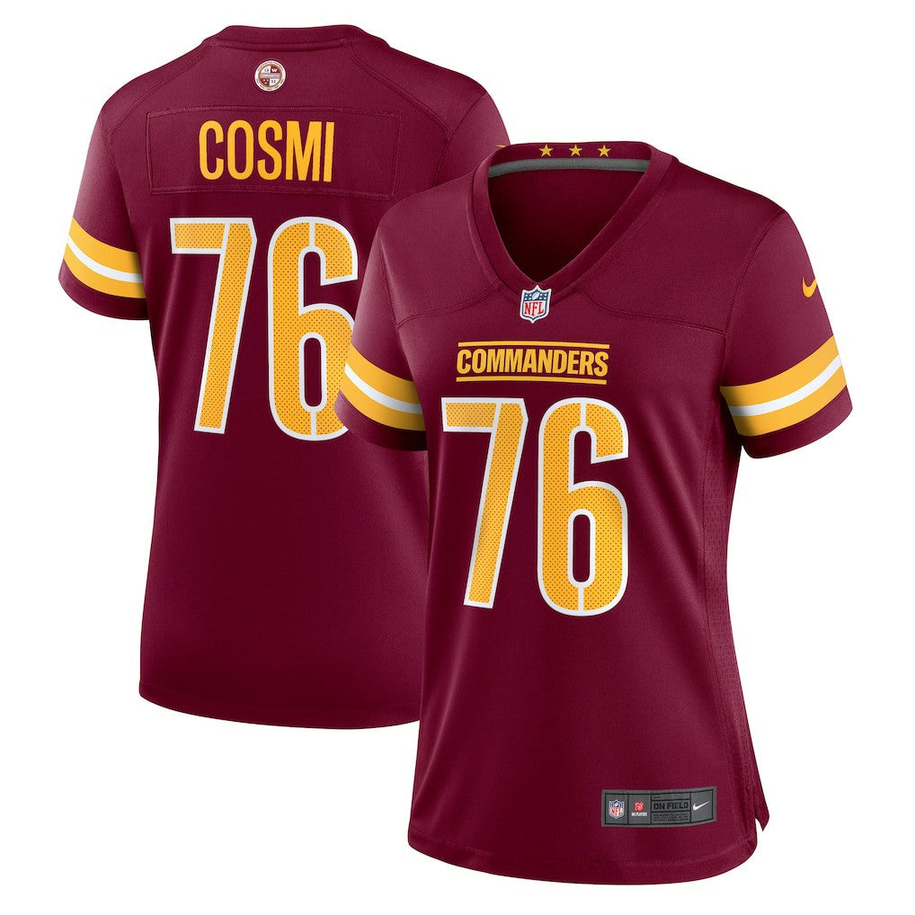 Nike Sam Cosmi Washington Commanders Women's Game Jersey Burgundy