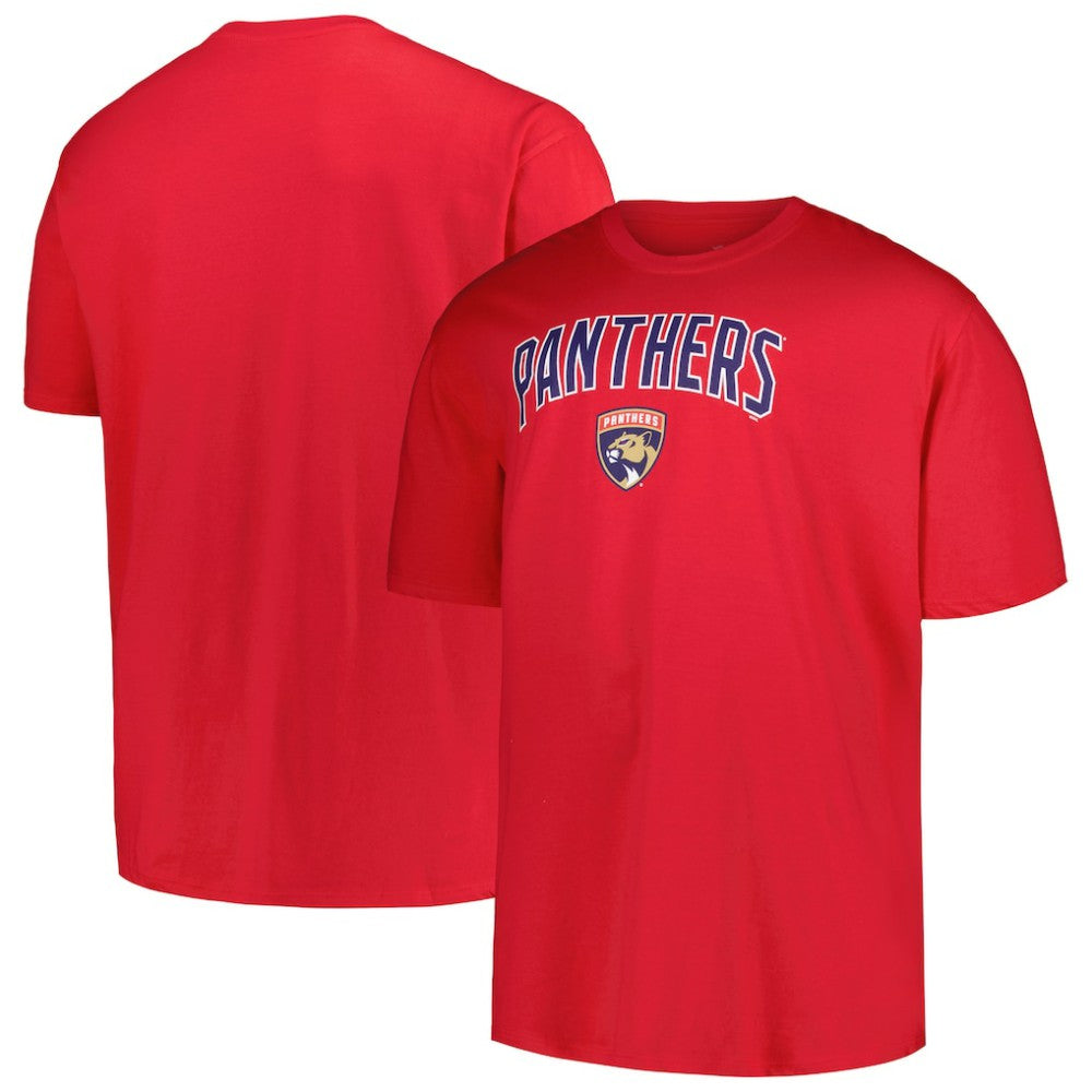 Florida Panthers Profile Big & Tall Arch Over Logo T-Shirt - Red - NHL 200745656