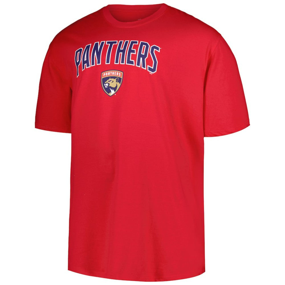 Florida Panthers Profile Big & Tall Arch Over Logo T-Shirt - Red - NHL 200745656
