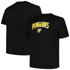 Pittsburgh Penguins Profile Big & Tall Arch Over Logo T-Shirt - Black - NHL 200745657
