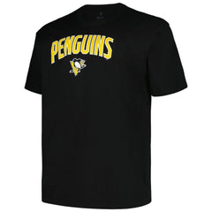 Pittsburgh Penguins Profile Big & Tall Arch Over Logo T-Shirt - Black - NHL 200745657