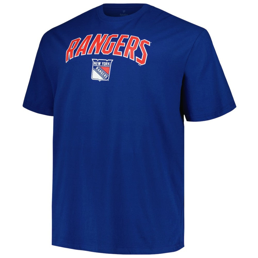 New York Rangers Profile Big & Tall Arch Over Logo T-Shirt - Blue - NHL 200745658