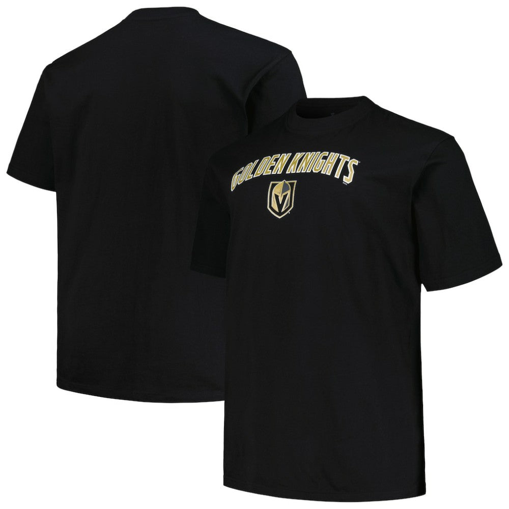 Vegas Golden Knights Profile Big & Tall Arch Over Logo T-Shirt - Black - NHL 200745663