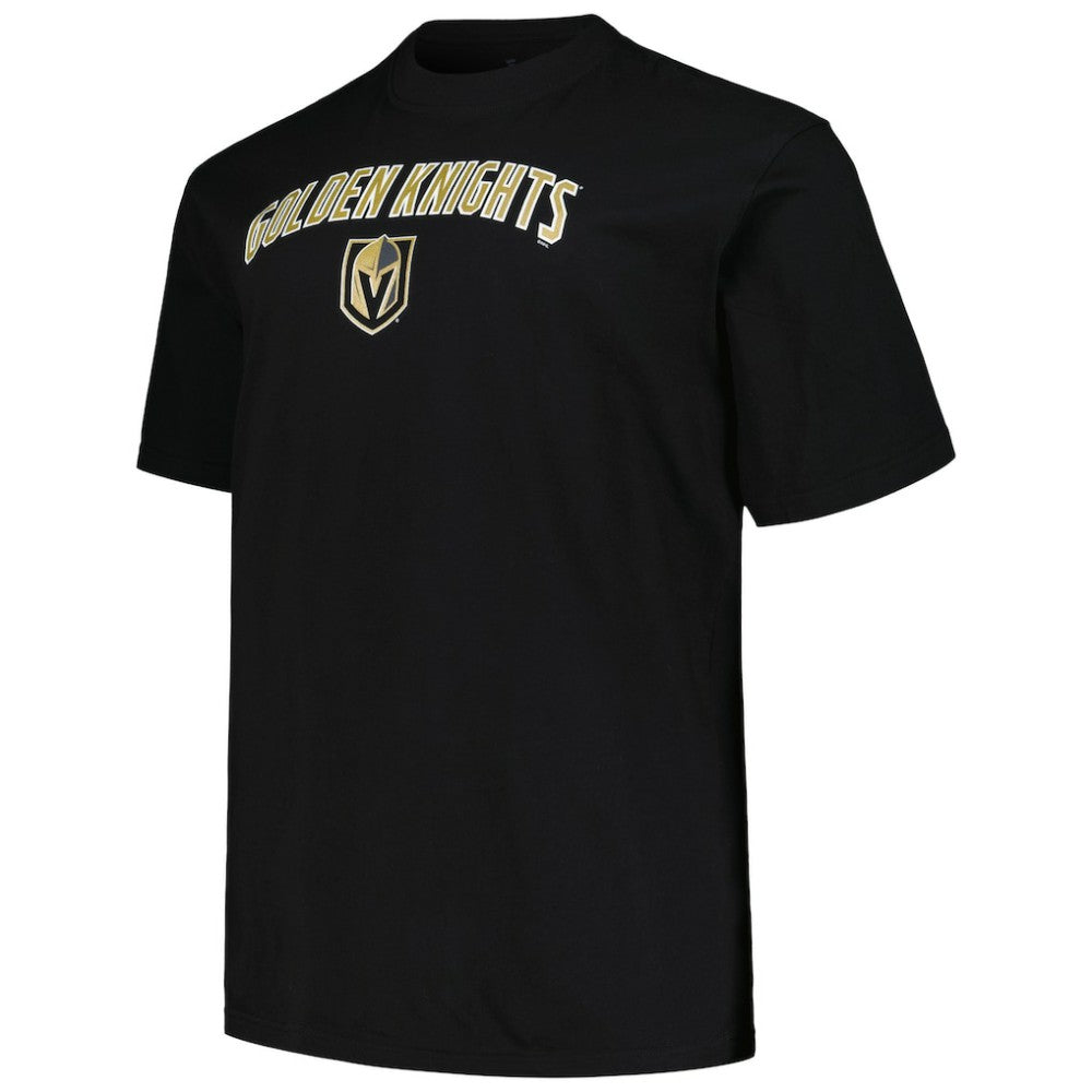 Vegas Golden Knights Profile Big & Tall Arch Over Logo T-Shirt - Black - NHL 200745663