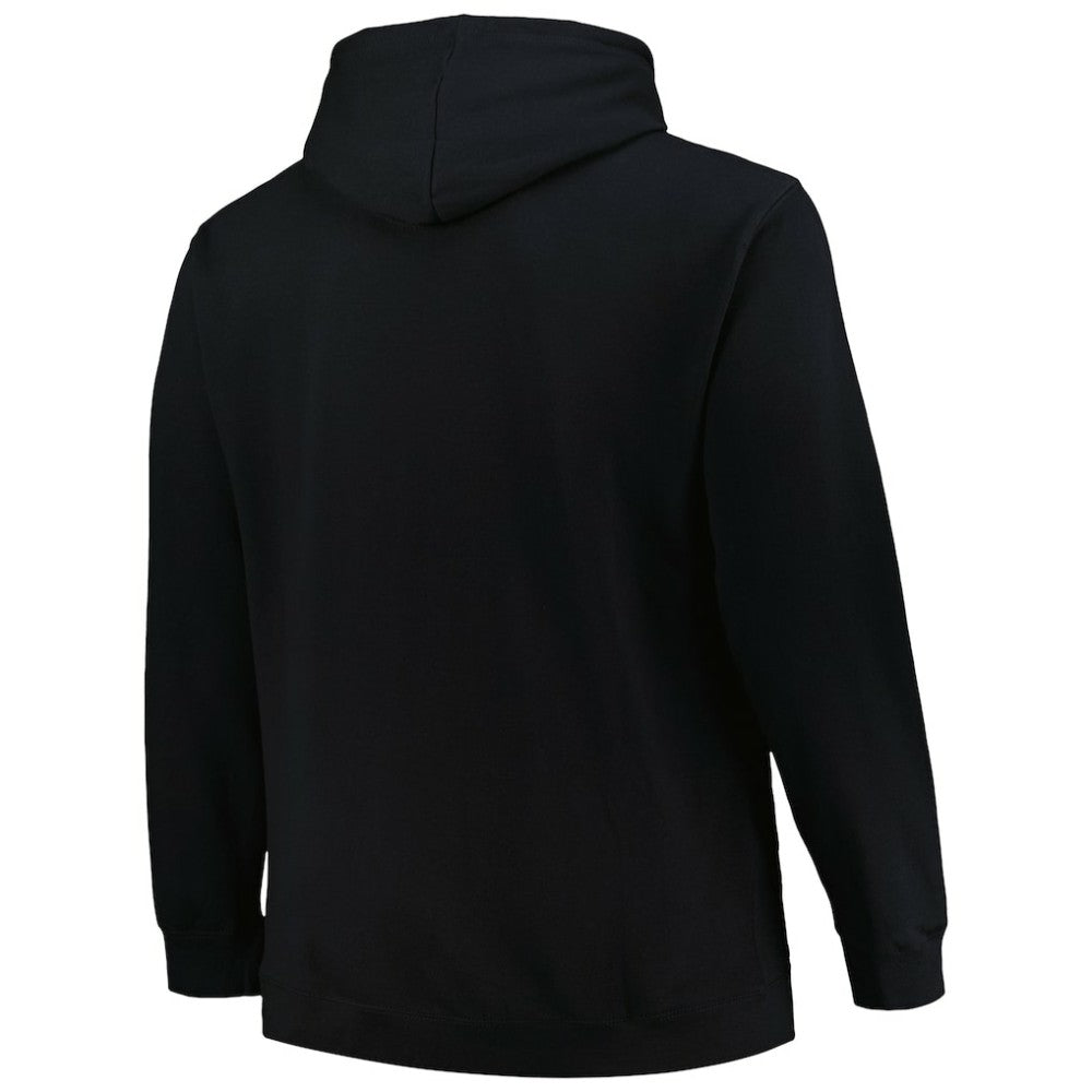 Pittsburgh Penguins Profile Big & Tall Arch Over Logo Pullover Hoodie - Black - NHL 200745670