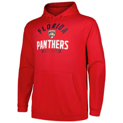 Florida Panthers Profile Big & Tall Arch Over Logo Pullover Hoodie - Red - NHL 200745678