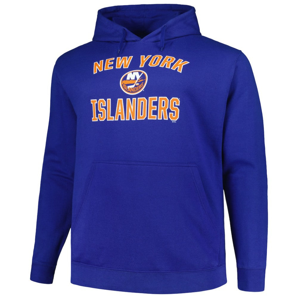 New York Islanders Profile Big & Tall Arch Over Logo Pullover Hoodie - Royal - NHL 200745682