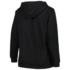 Vegas Golden Knights Profile Women's Plus Size Arch Over Logo Pullover Hoodie - Black - NHL 200745685