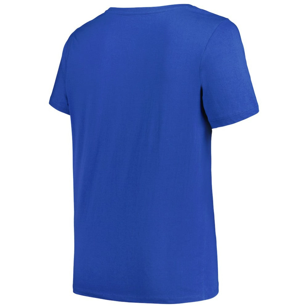 Tampa Bay Lightning Profile Women's Plus Size Arch Over Logo T-Shirt - Blue - NHL 200745691