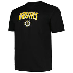 Boston Bruins Profile Big & Tall Arch Over Logo T-Shirt - Black - NHL 200745701