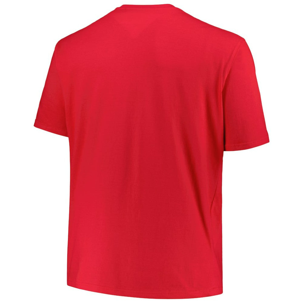 New Jersey Devils Profile Big & Tall Arch Over Logo T-Shirt - Red - NHL 200745706