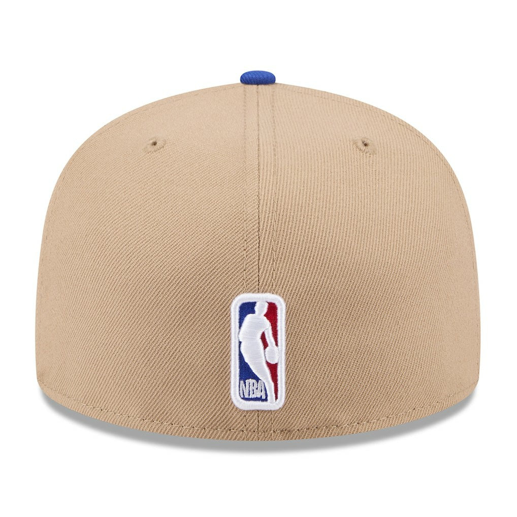 Golden State Warriors 2024 NBA Draft 59FIFTY Fitted Hat for sale Tan/Royal | New Era online