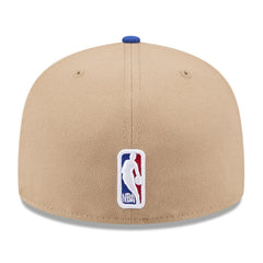 Golden State Warriors 2024 NBA Draft 59FIFTY Fitted Hat for sale Tan/Royal | New Era online